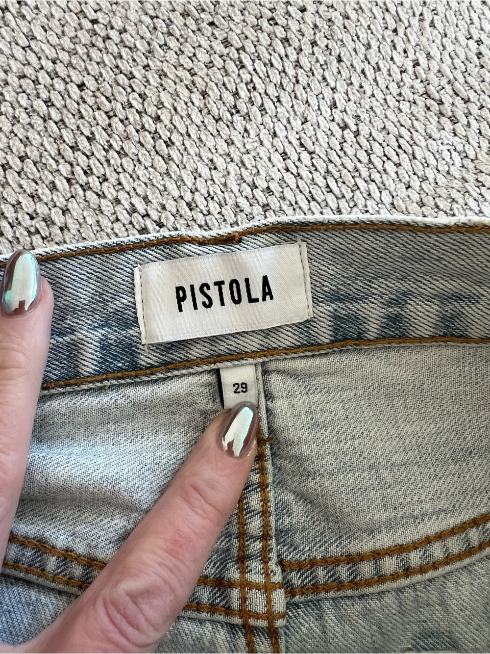 ☀️ Lakeside Cutoffs - Pistola Light Wash Denim Shorts - Picture 4 of 4